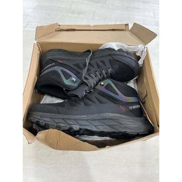 Trekkin Plus Mens Waterproof Hiking Boots Size 10 - Picture 9 of 11